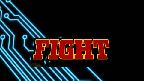 Retro Gaming Style Challenge with Circuit Background