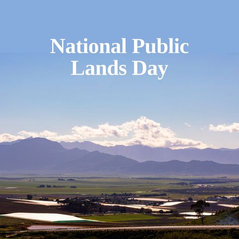 Celebrating national public lands day in breathtaking landscape