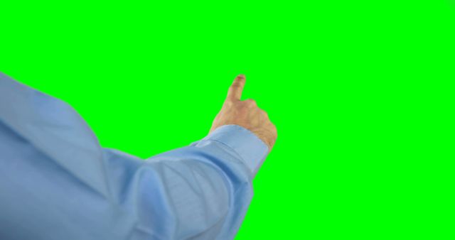 Man Pointing Finger on Green Screen Background - Download Free Stock Images Pikwizard.com