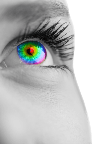 colorful eye illustration on transparent background - Download Free Stock Videos Pikwizard.com