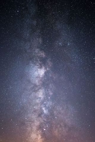Stunning View of Milky Way Galaxy Under Clear Night Sky