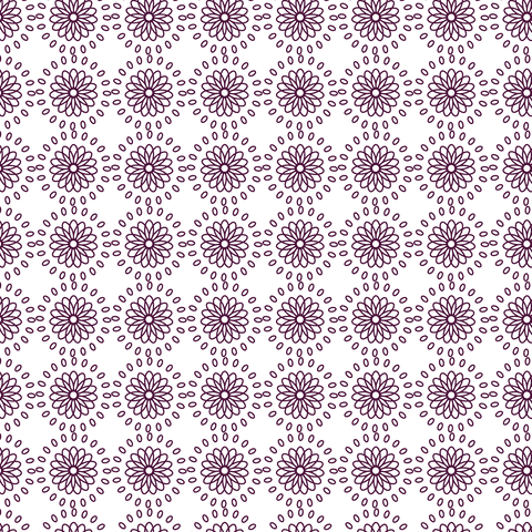 floral pattern on transparent background with circular motifs - Download Free Stock Videos Pikwizard.com
