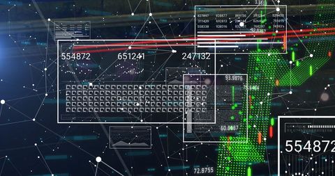 Futuristic Financial Data Processing Interface Concept - Download Free Stock Images Pikwizard.com