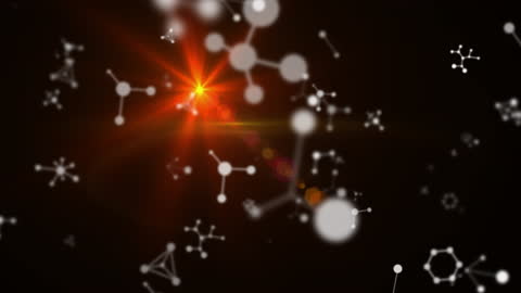 Futuristic Network Animation with Spotlight