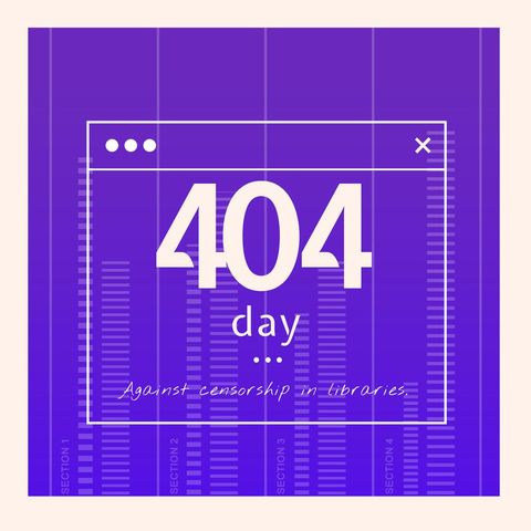 404 day against censorship awareness poster - Download Free Stock Templates Pikwizard.com