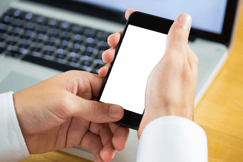 Businessman Holding Smartphone with Transparent Screen - Download Free Stock Videos Pikwizard.com