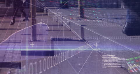 Blended Technology and Urban Life Concept