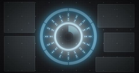 futuristic digital interface display with data elements - Download Free Stock Images Pikwizard.com