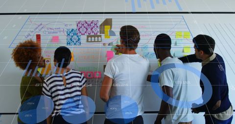 Diverse Team Marketing Workshop with Digital Interface