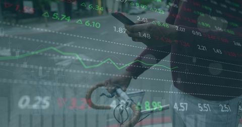 Financial Data Overlay on Smartphone Usage in Urban Setting