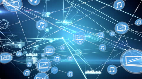 Digital Network Connections with Multimedia Icons