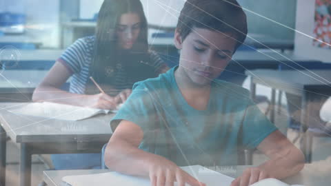 Students Connecting Biology and Technology in Classroom