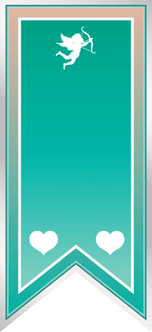 transparent green banner with cupid and heart design - Download Free Stock Videos Pikwizard.com
