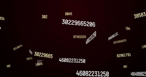 Floating Numbers in High-Tech Data Atmosphere - Download Free Stock Images Pikwizard.com