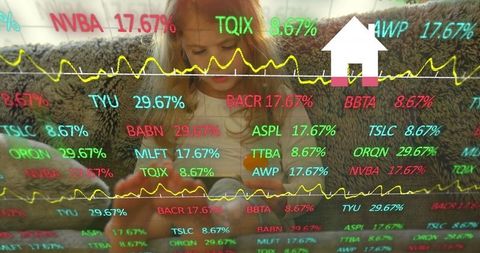 Child Engaging with Data Holograms on Living Room Couch