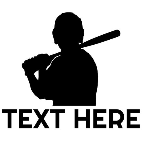 silhouette of baseball player ready to swing bat - Download Free Stock Templates Pikwizard.com