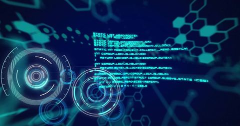 Futuristic Digital Data Processing and Network Visualization - Download Free Stock Images Pikwizard.com