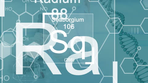 Digital Interface with Molecular Structures and Medicinal Elements