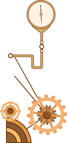 Steampunk Gauges and Gears on Transparent Background - Download Free Stock Videos Pikwizard.com