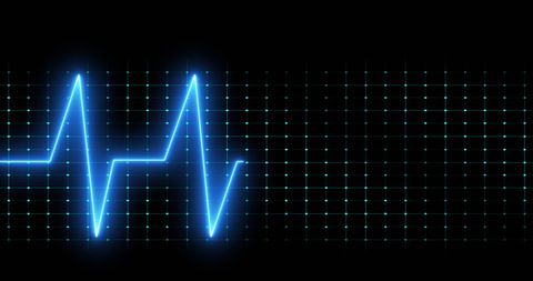 Glowing Cardiograph Line on Black Background Illustrates Vital Health Monitoring - Download Free Stock Images Pikwizard.com