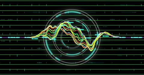 Futuristic Digital Data Visualization with Green Interfaces - Download Free Stock Images Pikwizard.com