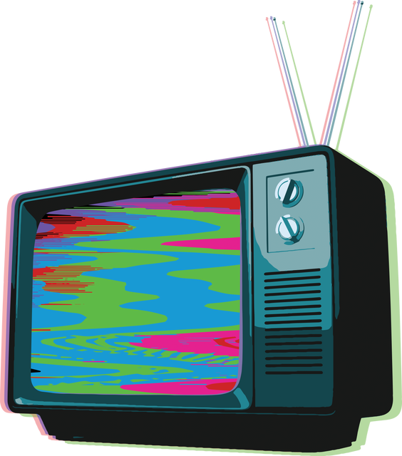 Retro TV with Colorful Static on Screen, Transparent Background - Download Free Stock Videos Pikwizard.com