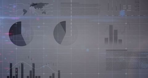 Futuristic Analytics Dashboard with Charts and World Map