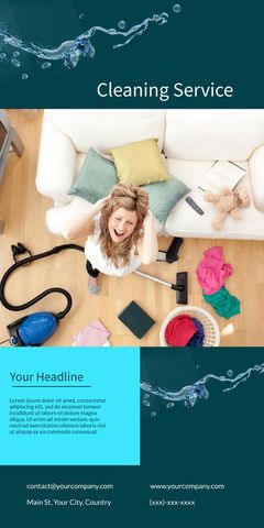 effective cleaning service concept with excited woman and supplies - Download Free Stock Templates Pikwizard.com