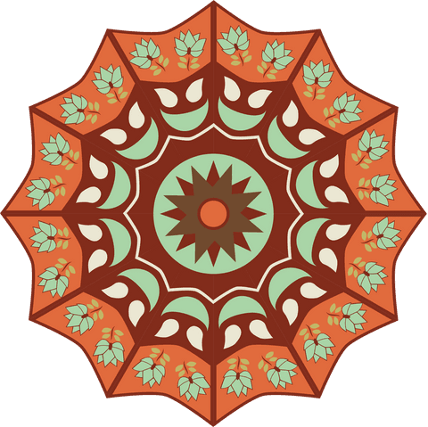 Colorful Mandala Pattern Vector on Transparent Background - Download Free Stock Videos Pikwizard.com