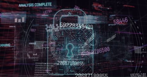 Cyber Security and Data Processing Conceptual Design - Download Free Stock Images Pikwizard.com