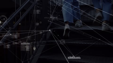 Dynamic Medical Team Rushing in Futuristic Setting