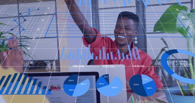 Financial Analyst Collaborating in Office with Analytical Data - Download Free Stock Images Pikwizard.com