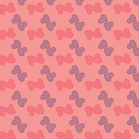 Transparent Digital Illustration of Hearts on Coral Background - Download Free Stock Videos Pikwizard.com