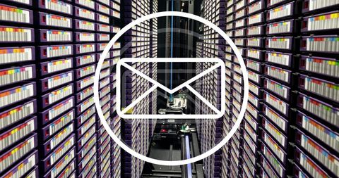 Digital Correspondence in Data Center with Modern Technology - Download Free Stock Images Pikwizard.com
