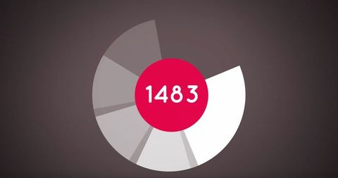 Modern Circular Infographic with Minimalist Data Design - Download Free Stock Images Pikwizard.com