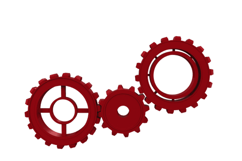 red cogs on transparent background for workflow and industry - Download Free Stock Videos Pikwizard.com