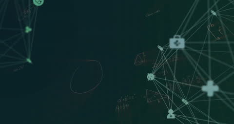 Digital Connections and Data Network Animation