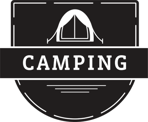 camping tent badge icon vector on transparent background - Download Free Stock Videos Pikwizard.com