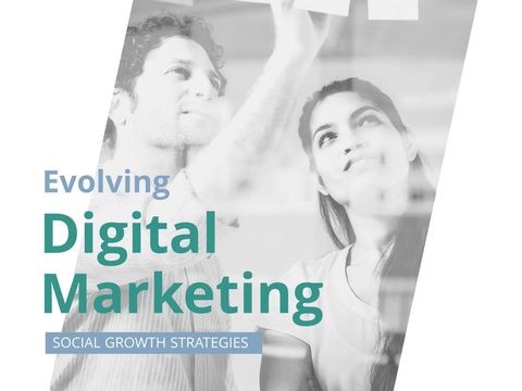 innovative teamwork in digital marketing strategy - Download Free Stock Templates Pikwizard.com
