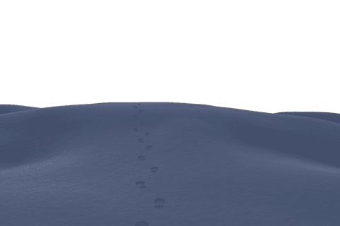 snowy field with footprints and transparent background winter mockup - Download Free Stock Videos Pikwizard.com
