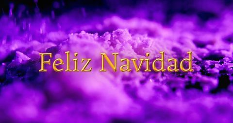 Feliz Navidad Message with Colorful Abstract Background