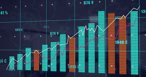 Dynamic Financial Data Analytics in Digital Office Environment - Download Free Stock Images Pikwizard.com