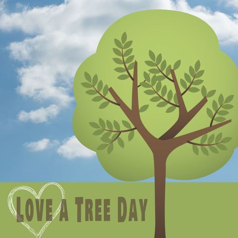 Tree Illustration Celebrating Love a Tree Day - Download Free Stock Templates Pikwizard.com