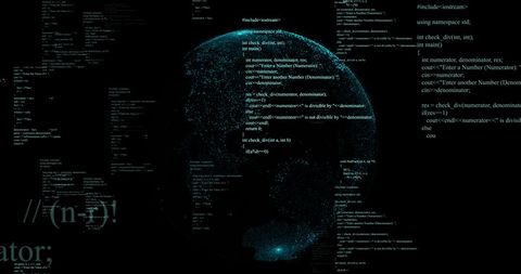 Digital Data Transformation Surrounding Virtual Globe - Download Free Stock Images Pikwizard.com