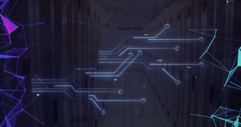Digital Circuit Board Interface in Data Center Environment - Download Free Stock Images Pikwizard.com
