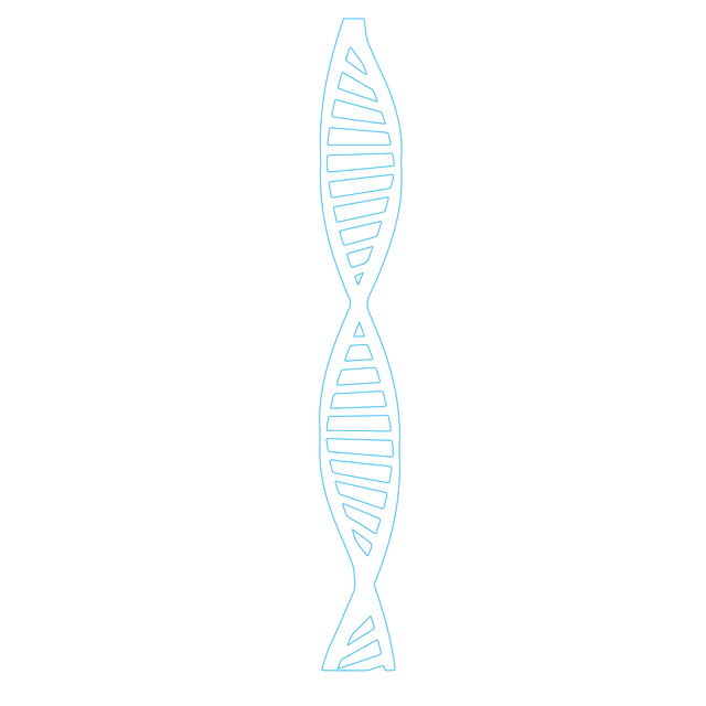 Transparent Blue DNA Spiral Structure Icon Isolated on Plain Background - Download Free Stock Videos Pikwizard.com