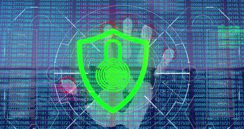 cybersecurity technology concept with digital padlock and data - Download Free Stock Images Pikwizard.com