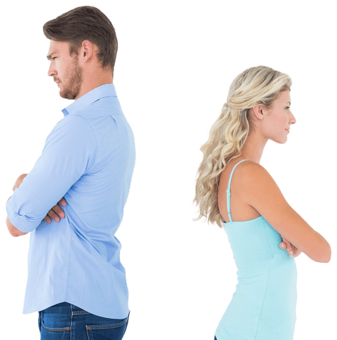 Transparent Unhappy Couple Modeling Conflict Resolution Dynamics - Download Free Stock Videos Pikwizard.com
