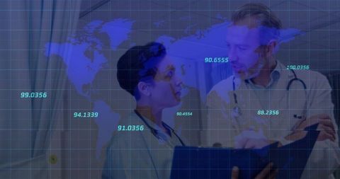 Healthcare data analysis by medical professionals exploring global insights