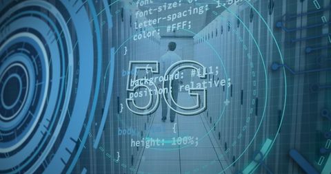 Futuristic 5G Technology in Data Center - Download Free Stock Images Pikwizard.com